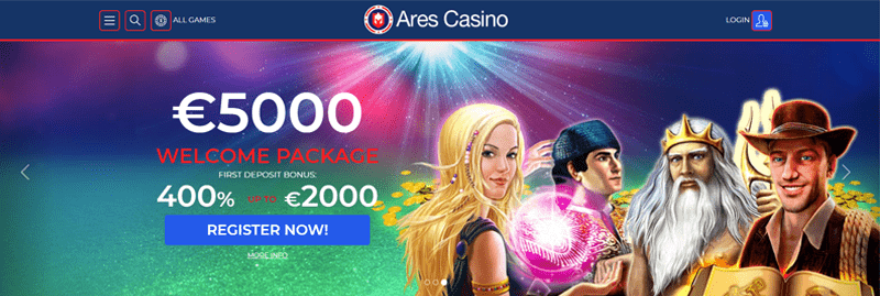 Ares Casino Bonus ohne Einzahlung